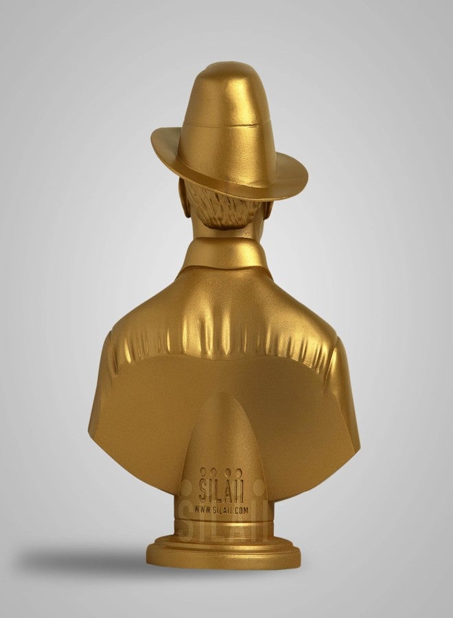 SILAII Bhagat Singh Bust Sculpture (Gold, 5 Inch) - Image 4